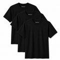 Mindvey 3 Pack Heavyweight Oversized T-Shirts – Black, White & Eucalyptus Green
