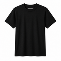 Mindvey black heavyweight oversized all-gender 240 GSM cotton t-shirt