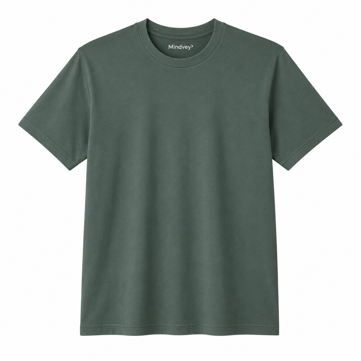 Mindvey eucalyptus green oversized heavyweight cotton tee sizes L to 5XL